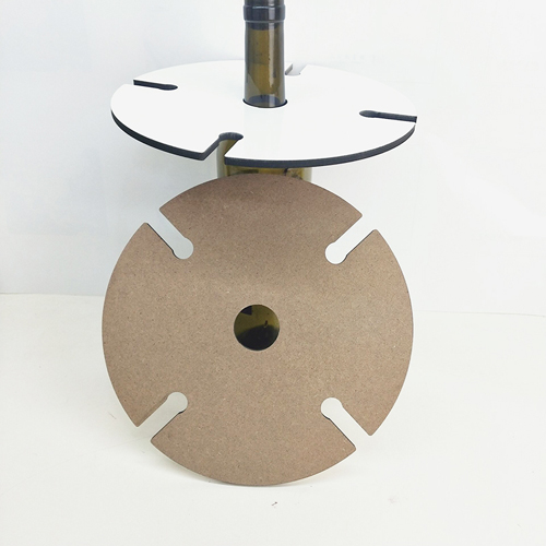 sublimation blank wine bottle holding board