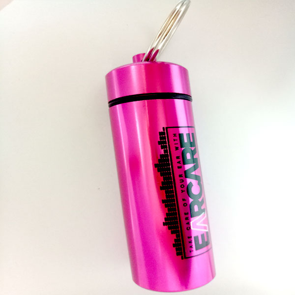 alu keychain for earplug