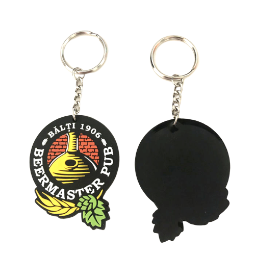 colorful custom PVC keychain