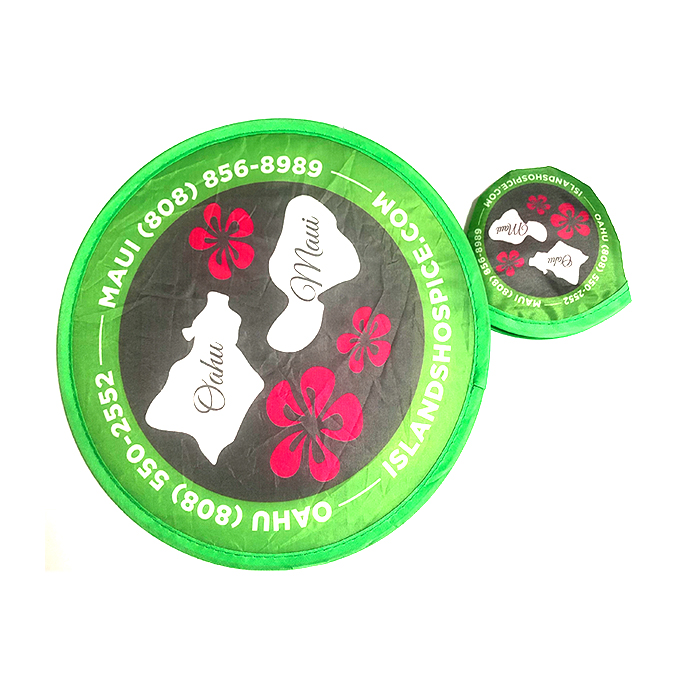 polyester foldable fan with pouch