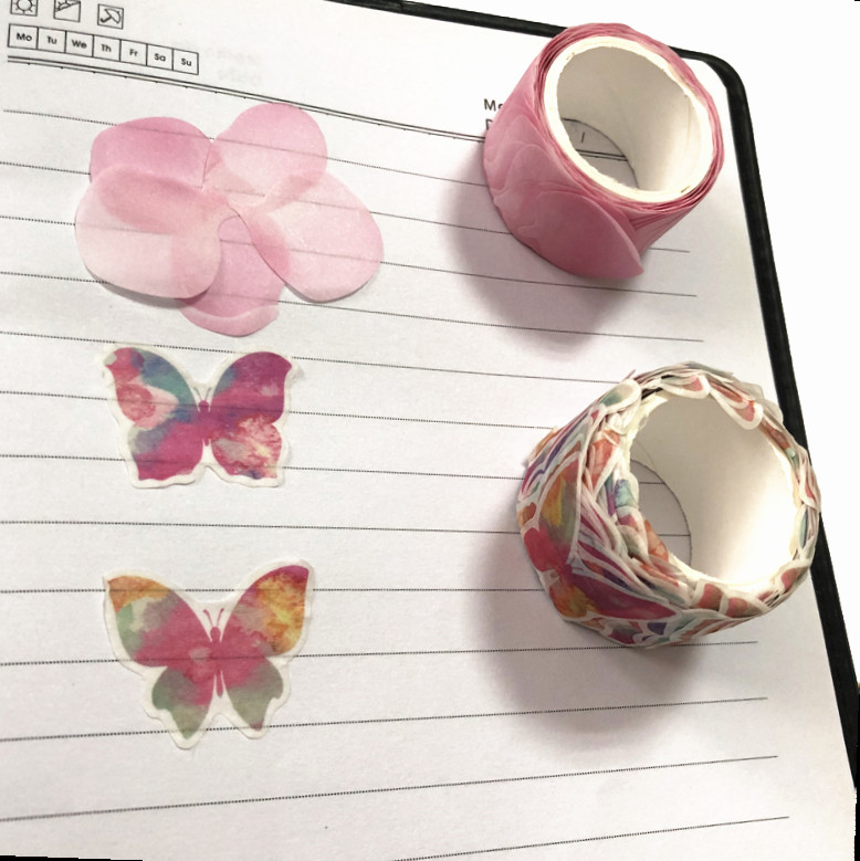Washi tape roll stickers 