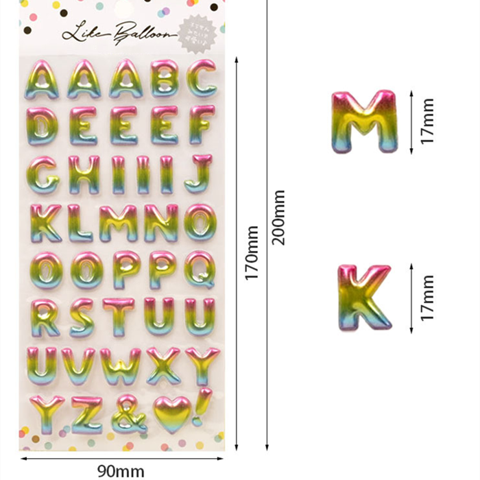 Puffy stickers