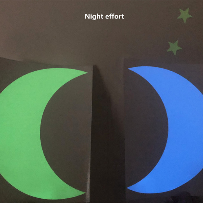 Glow in dark stickers