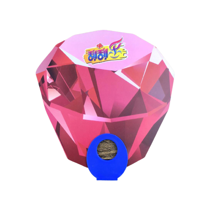 O shape handle PP fan