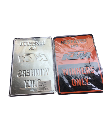 Metal Tin Parking plate