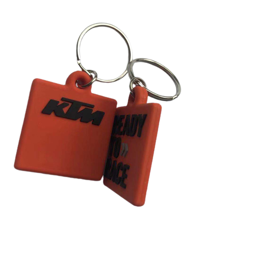 Double sided embossed keychain 