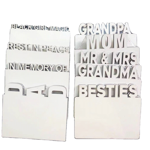 Blank Sublimation Photo Frames and More