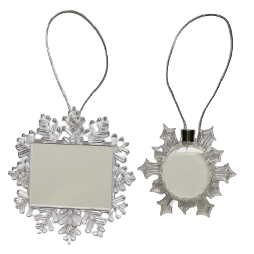 Sublimation blank acrylic Christmas tree hanging ornament decoration
