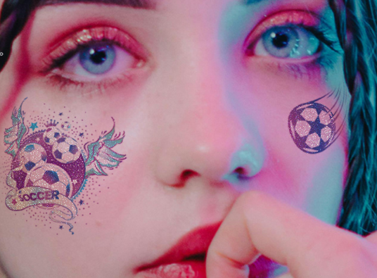 SparkleGlam Water Transfer Face Stickers